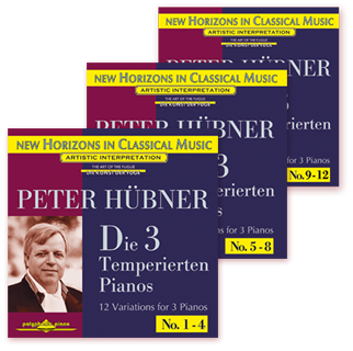Peter H&uuml;bner - The 3 Temp. Pianos