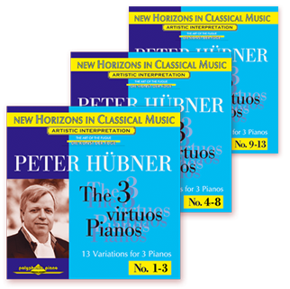 Peter H&uuml;bner - The 3 Virtuos Pianos